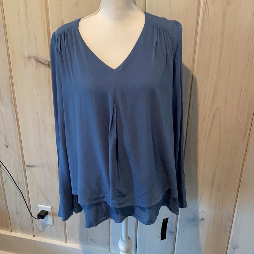 Blue Cirana long sleeve top NWT
